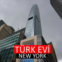 Türk Evi Binası Açılışı New York Türk Evi Gökdeleni Amerika