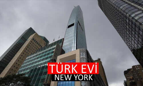 Türk Evi Binası Açılışı New York Türk Evi Gökdeleni Amerika