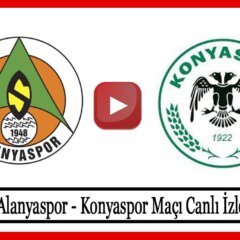 Alanyaspor Konyaspor Maçı canlı izle şifresiz Alanya Konya maçı izle