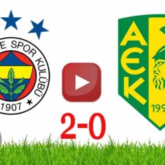 Maç Özeti 2-0 Fenerbahçe AEK Larnaca Maç özeti izle Youtube Exxen TV FB Larnaca maçı özet seyret linki