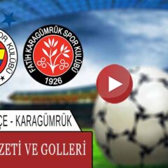 Fenerbahçe Karagümrük Maç özeti ve golleri (5-4) FB Karagümrük maç özeti