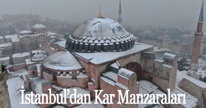 İstanbuldan kar manzaraları