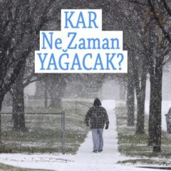 Ankara'ya İstanbul'a kar ne zaman yağacak?