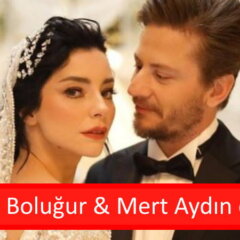 Merve Boluğur & Mert Aydın evlendi | Merve Boluğur düğün fotoğrafları