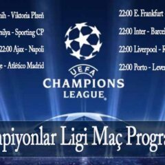Şampiyonlar Ligi maçları hangi kanalda 4 Ekim Maç Programı