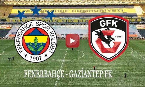 Fenerbahçe Gaziantep FK maçı ne zaman hangi kanalda?