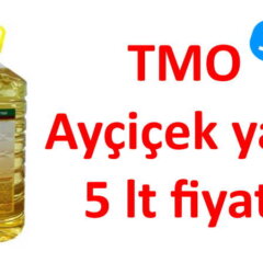 TMO ayçiçek yağı 5 lt fiyatı 2022 (Güncel Fiyat)