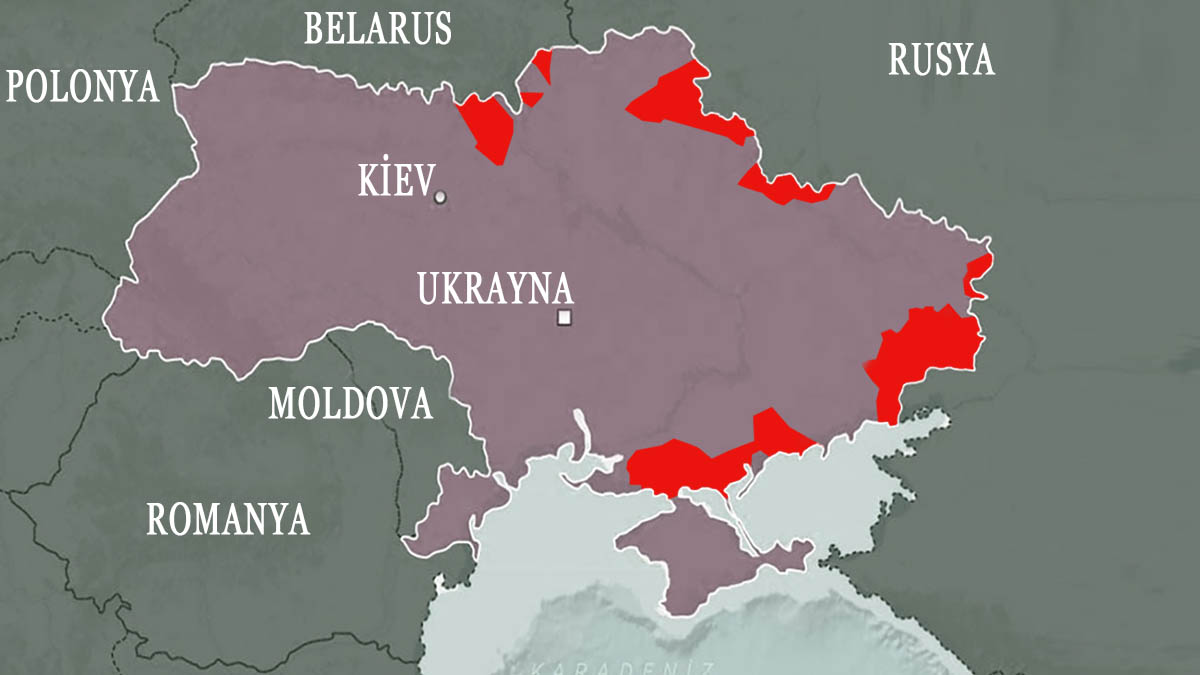 Ukrayna'da Son Durum: Ukrayna Son Dakika Haritası Ukrayna Rusya Savaşı
